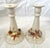 Hollywood Regency Vintage Fitz & Floyd "Shell" Pillar Holders For Sale - Image 3 of 6