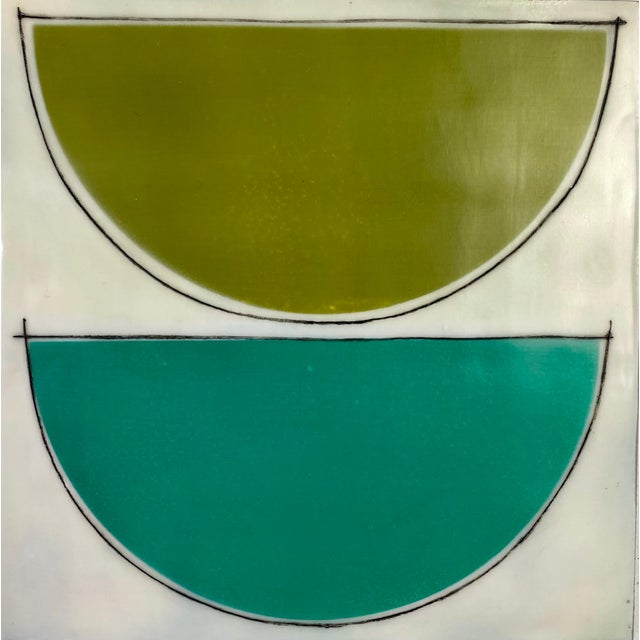 Encaustic Collage Installation by Gina Cochran - "Allies and Alibies" - 16 Panels For Sale - Image 12 of 18