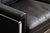 1960s Vintage Model 6912 Two-Seater Sofa in Black Leather by Horst Brüning for Kill International, Germany, 1967 For Sale - Image 5 of 13