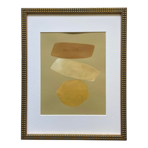 2026 "Cuneo" Contemporary Abstract Painting on Paper by Artist r.k. Red