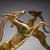 Gold Art Deco Bookends with Gazelles, circa 1930 For Sale - Image 8 of 16