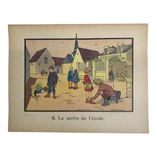 Mid 19th Century Jean-François Raffaëlli – French Educational Illustration / Children B For Sale