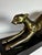 Large vintage brass panther sculpture made in Korea in 1987. Elegant Art Deco inspired design with a rich aged brass...