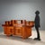 Sideboard with hutch designed by Silvio Coppola for Bernini in the 1960s-70s, an example of mid-century Italian design....
