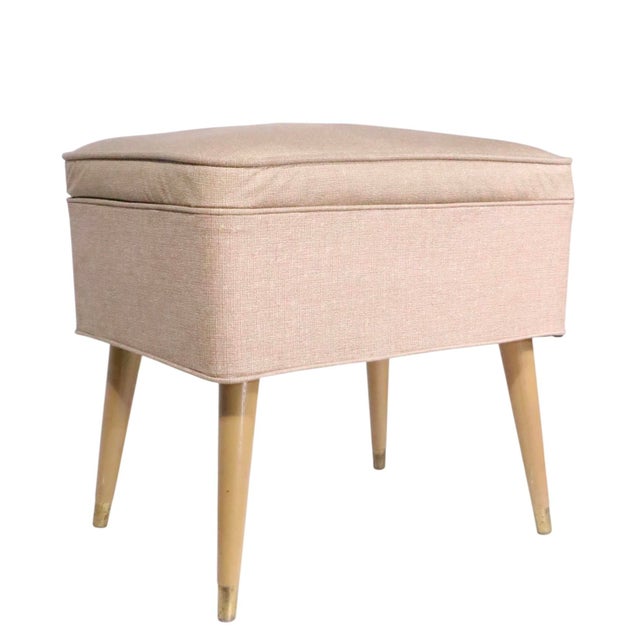 Mid 20th Century Mid Century Singer Sewing Bench For Sale - Image 5 of 17
