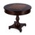 Coffee Fredrik 34 in. W Round Wood Pedestal Base Game table, Cherry For Sale - Image 8 of 8