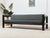 Vintage 1970s Black Lacquered Sofa For Sale - Image 10 of 12