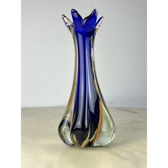 Submerged Glass Vase, 1970s For Sale - Image 3 of 8