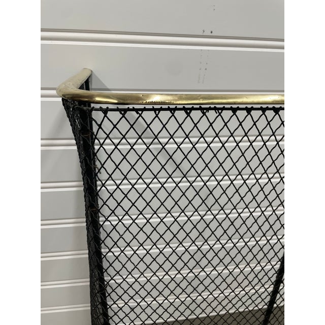 Metal Antique English Firescreen or Nursery Guard For Sale - Image 7 of 8