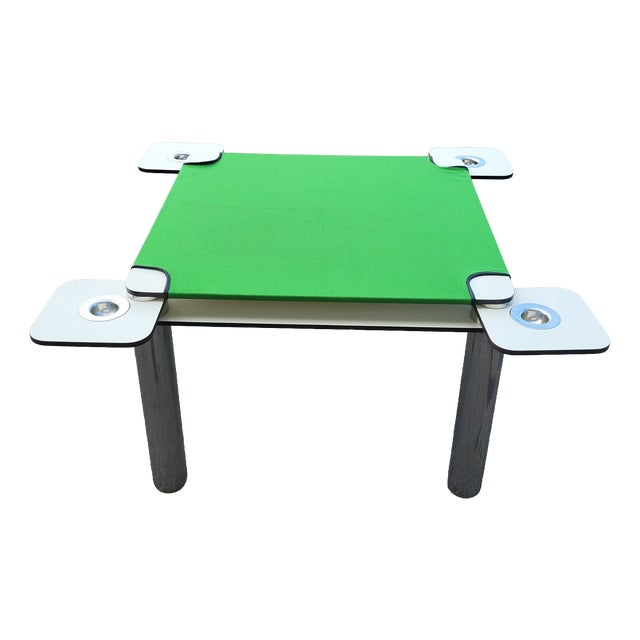 Poker Game Table by Joe Colombo for Zanotta, 1968 For Sale