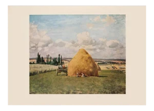1940s After Camille Pissarro "The Grinding Wheel", First Edition Parisian Lithograph