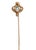 Art Nouveau Antique Art Nouveau 14k Gold and Opal Cabochon Stickpin For Sale - Image 3 of 9