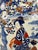 This is a mid-century vintage Japanese export monumental palatial size vase. This exceptional vase has hand painted...