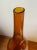 1960s Large Vintage Mid Century Modern Amber Glass Bottle Floor Vase For Sale - Image 5 of 8