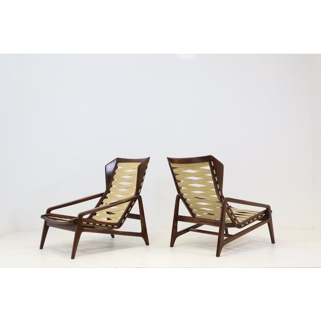 Vintage Lounge Chairs by Gio Ponti for Cassina, 1957, Set of 2 For Sale - Image 12 of 18