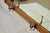 Late 19th Century Antique Arts & Crafts Mission Oak Wood Beveled Glass Hall Mirror Iron Coat Hooks For Sale - Image 5 of 12