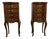 French Dainty Four Drawer Ormolu Side Cabinets, 1920s, Set of 2 For Sale