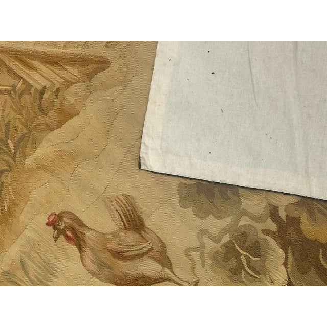 Large Antique French Aubusson Tapestry, 1890s For Sale - Image 18 of 18