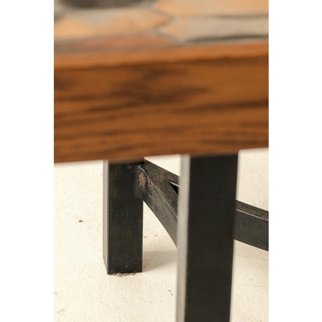 Black Rustic French Dining Table, 1970s For Sale - Image 8 of 10