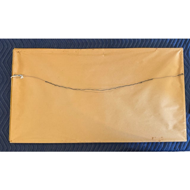 Early 20th Century Early 20th Century Original Framed Tapa Cloth For Sale - Image 5 of 10
