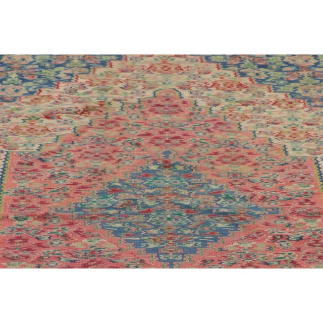 Late 20th Century Vintage Persian Bijar Kilim Rug, 03'11 X 06'04 For Sale In Dallas - Image 6 of 11