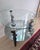 Vintage Hollywood Regency Cherub Two-Tier Glass & Mirrored Side Table For Sale - Image 4 of 4