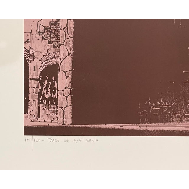 Modern Joseph Pecsenke Tales of Hoffman Opera Lithograph For Sale - Image 3 of 4