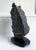 Rare Chinese Antique Black and White Lingbi Scholar Stone on Display Stand For Sale - Image 15 of 18