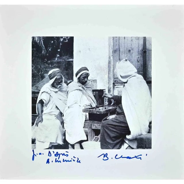 Arab game is an photolithograph realized in the 1990s by the italian politician bettino craxi. Hand-signed in marker on...