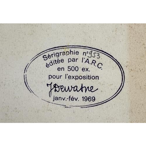 Jean Dewasne, Geometric Composition, Screenprint For Sale - Image 6 of 7