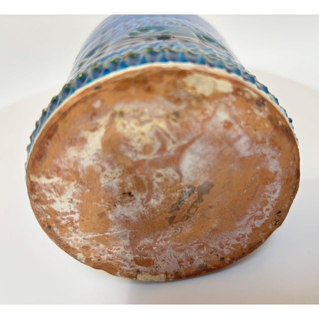 Bitossi “Rimini Blu” Ceramic Pitcher Vase, Attributed to Aldo Londi, Italy 1960s For Sale - Image 17 of 18