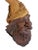 Early 20th Century Early 20th Century Detailed Burl Wood Carving of an Elf or Gnome Face Sculture For Sale - Image 5 of 10