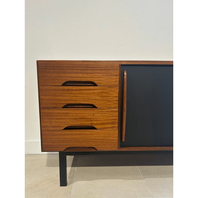 Wood Vintage Sideboard by Charlotte Perriand for Steph Simon, 1954 For Sale - Image 7 of 10