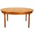 This elegant and streamlined Mid Century dining table is in excellent condition. It is an attractive oval shape and...