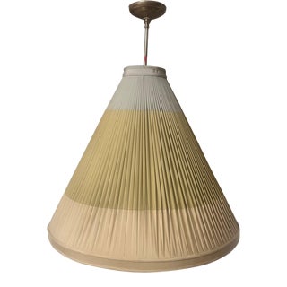 2001 Custom Silk Lamp Shade Pendant For Sale