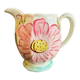 Vintage Floral "Grace" Pitcher For Sale