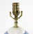 A Pair of Vintage Blue and White Metal Trophy Table Lamps. For Sale - Image 4 of 9