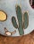 1970s Southwestern Gold Cactus Details Vase For Sale - Image 5 of 6