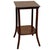 Turn of the century Art Nouveau bent oak pedestal side table number 1548 by Thonet featuring a sculptural frame crafted...