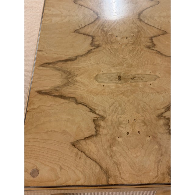 1950s Henredon Scene Two Burled Olive Writing Desk For Sale - Image 12 of 12