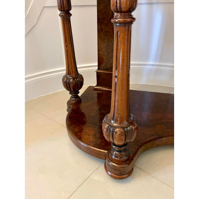 Fine Quality Antique Victorian Burr Walnut Dressing Table, 1850 For Sale - Image 16 of 18