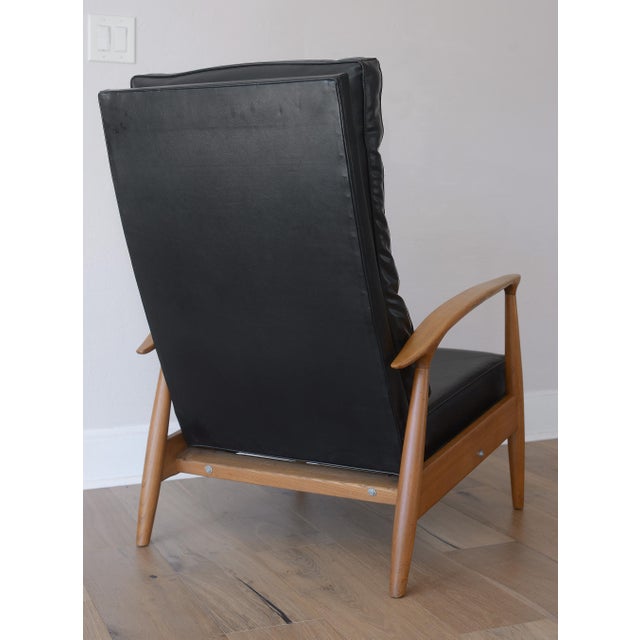1950s 1950s MCM Milo Baughman for James Inc Reclining Lounge Chair For Sale - Image 5 of 18