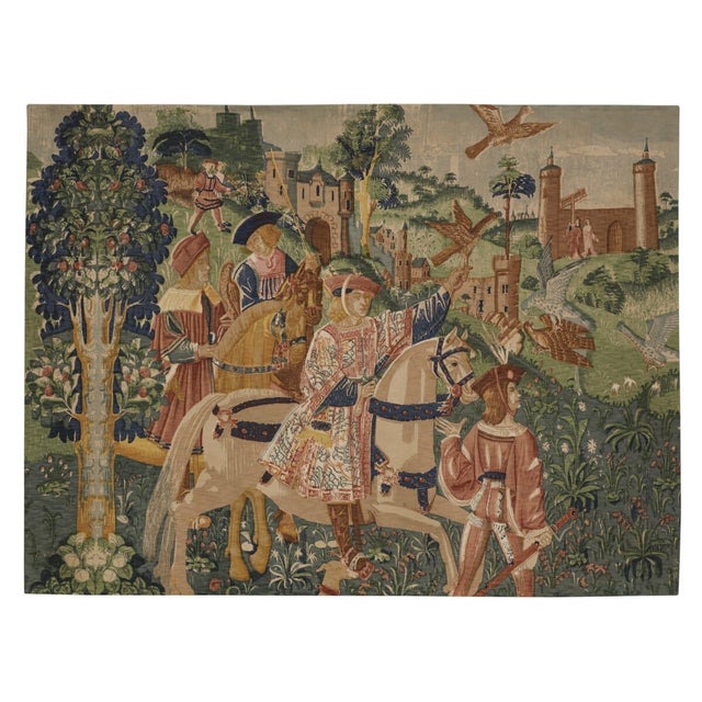 Originally woven in the Loire Valley in France, this early sixteenth century tapestry now hangs in the Cluny Museum in...