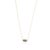 Metal East-West Green Tourmaline & Diamond Pendant Necklace, 3.26ct in 14k Yellow Gold For Sale - Image 7 of 16