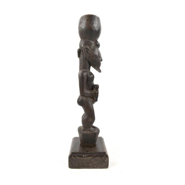 Early 20th Century Senufo Pounder Miniature Figure 13.5 Inch Côte D'ivoire For Sale - Image 4 of 8
