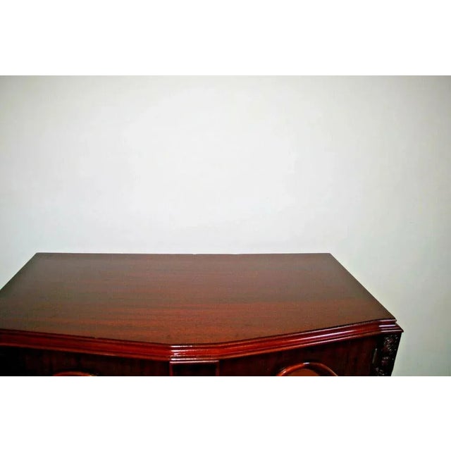 Brown 1970s Vintage Dresser Chest Mahogany Gentleman's Tallboy Made in New York, Watch Drawers Glass Display For Sale - Image 8 of 10