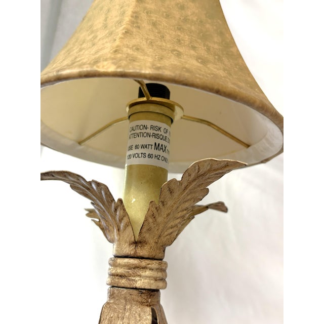 Vintage 9-Light Coastal Chinoiserie Style Monkey Chandelier With Rawhide Shades For Sale - Image 16 of 18