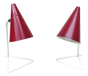 Small Italian Table Lights by Guiseppe Ostuni for Oluce, 1950s, Set of 2