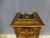 Very beautiful side table of the Charles X period in rosewood and boxwood marquetry. This table has two drawers and a...