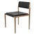 "Gala" Chair, With Bronze and Woven Leather, Tailor Made For Sale In Los Angeles - Image 6 of 9